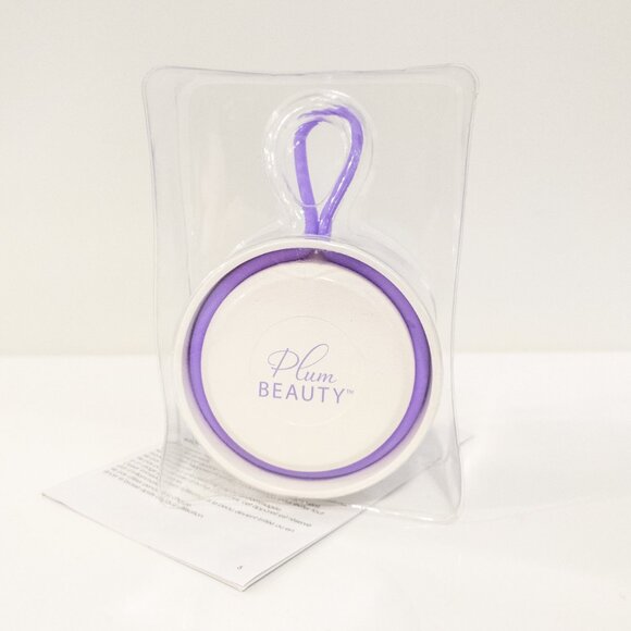 NEW Plum Beauty Compact Sonic Facial Cleansing Brush Beauty Skincare USB Purple - Picture 4 of 4